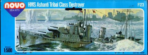 Лепесток NOVO F123 HMS Ashanti destroyer